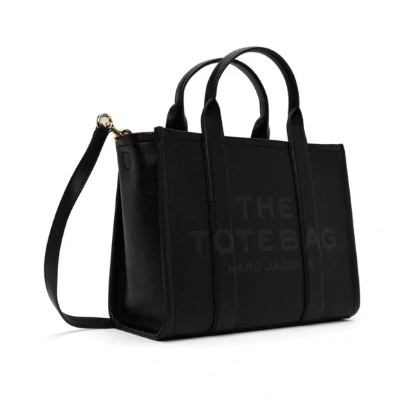 AUTHENTIC BRAND NEW MARC JACOBS
Black 'The Leather Medium' Tote - Picture 2 of 6